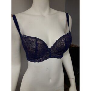 Bradelis Jasmine Bra Blue Size 36 D NEW WITH TAGS!